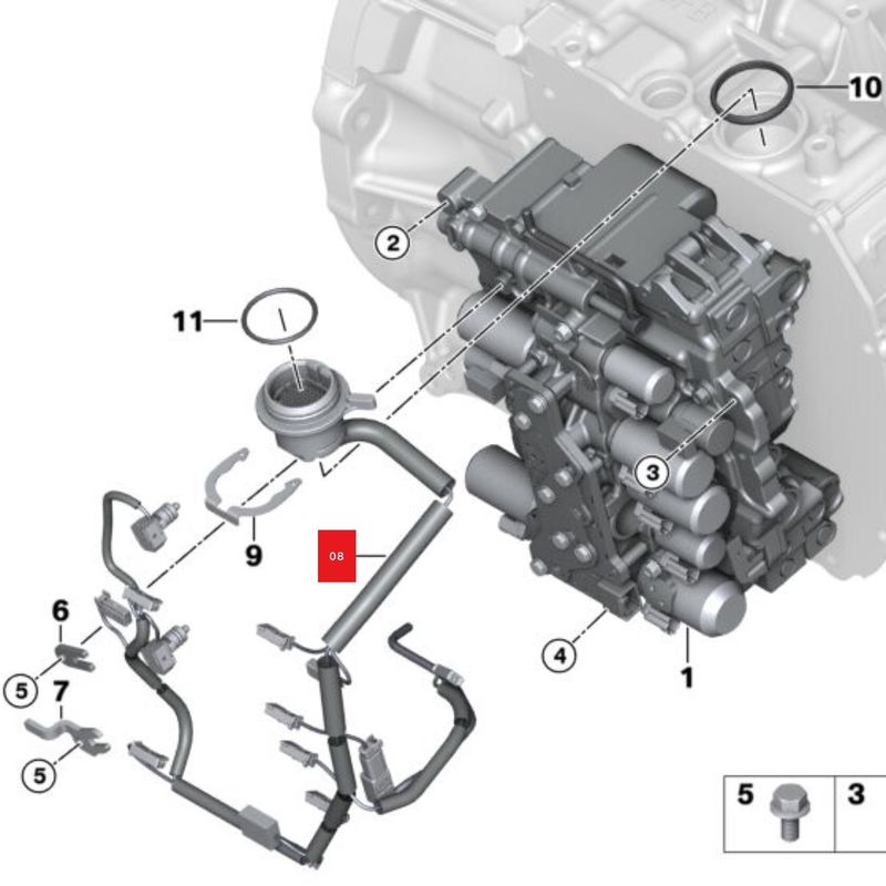 Arnesi di cablaggio usati a prezzi accessibili per BMW MINI GA6F21AW TF-72SC dal smontaggio della scatola dei marciapiedi