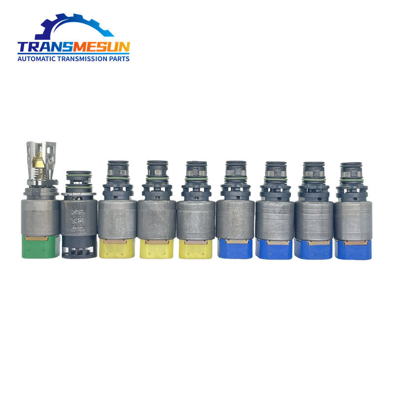 Transmesun cambio automatico è disponibile in set di 9 kit di riparazione valvola solenoide 8HP-50 per BMW Serie 3 F30 di OE 050122