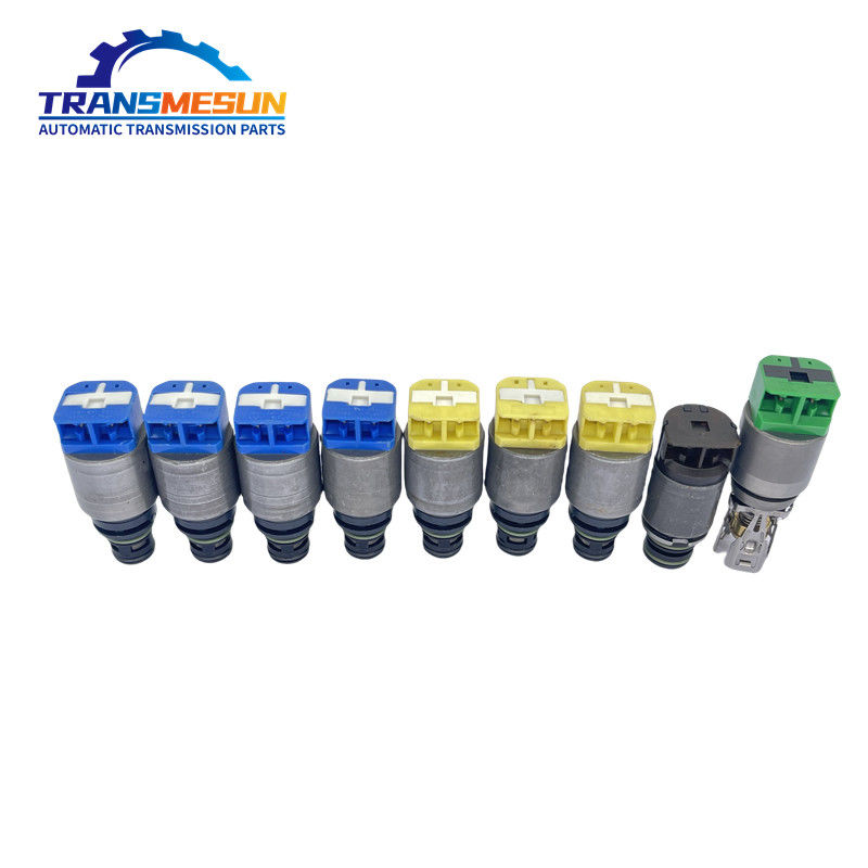 Transmesun cambio automatico è disponibile in set di 9 kit di riparazione valvola solenoide 8HP-50 per BMW Serie 3 F30 di OE 050122