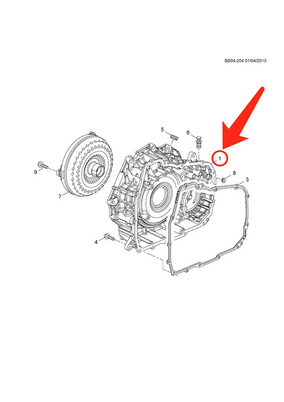 Nuovo 6T31 sezione anteriore di trasmissione alloggiamento convertitore di coppia e alloggiamento differenziale per Chevrolet Monza 1.5L